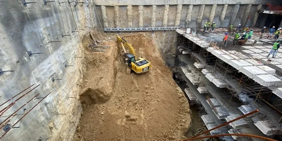 Conception géotechnique des excavations profondes à Bourg-en-Bresse